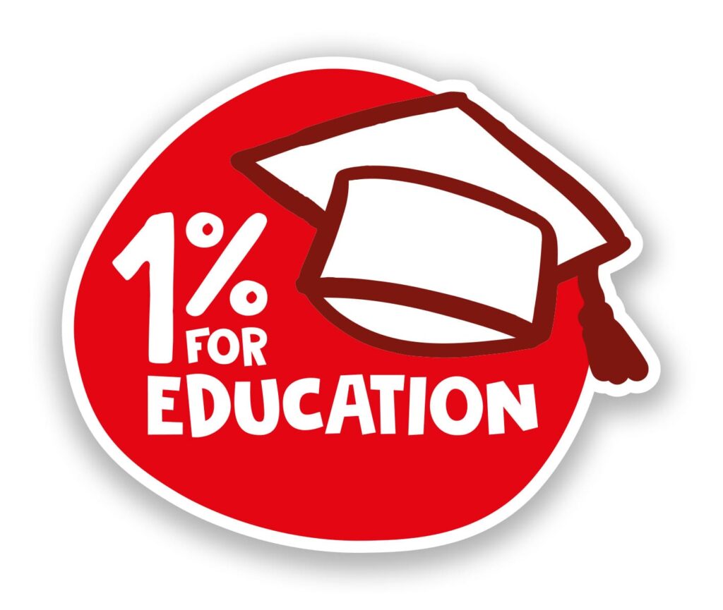Logo 1% for Education MAPED