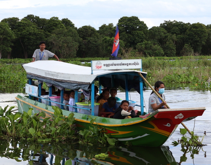 Biblio-bateau Sipar Cambodge