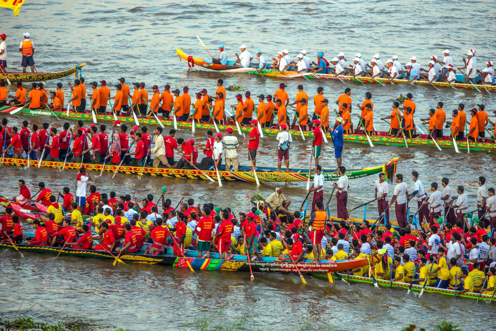 fête des eaux cambodge